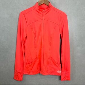 North Face Small Jacket Canyonlands Full Zip Coral Pink Fitted Stretch Athletic